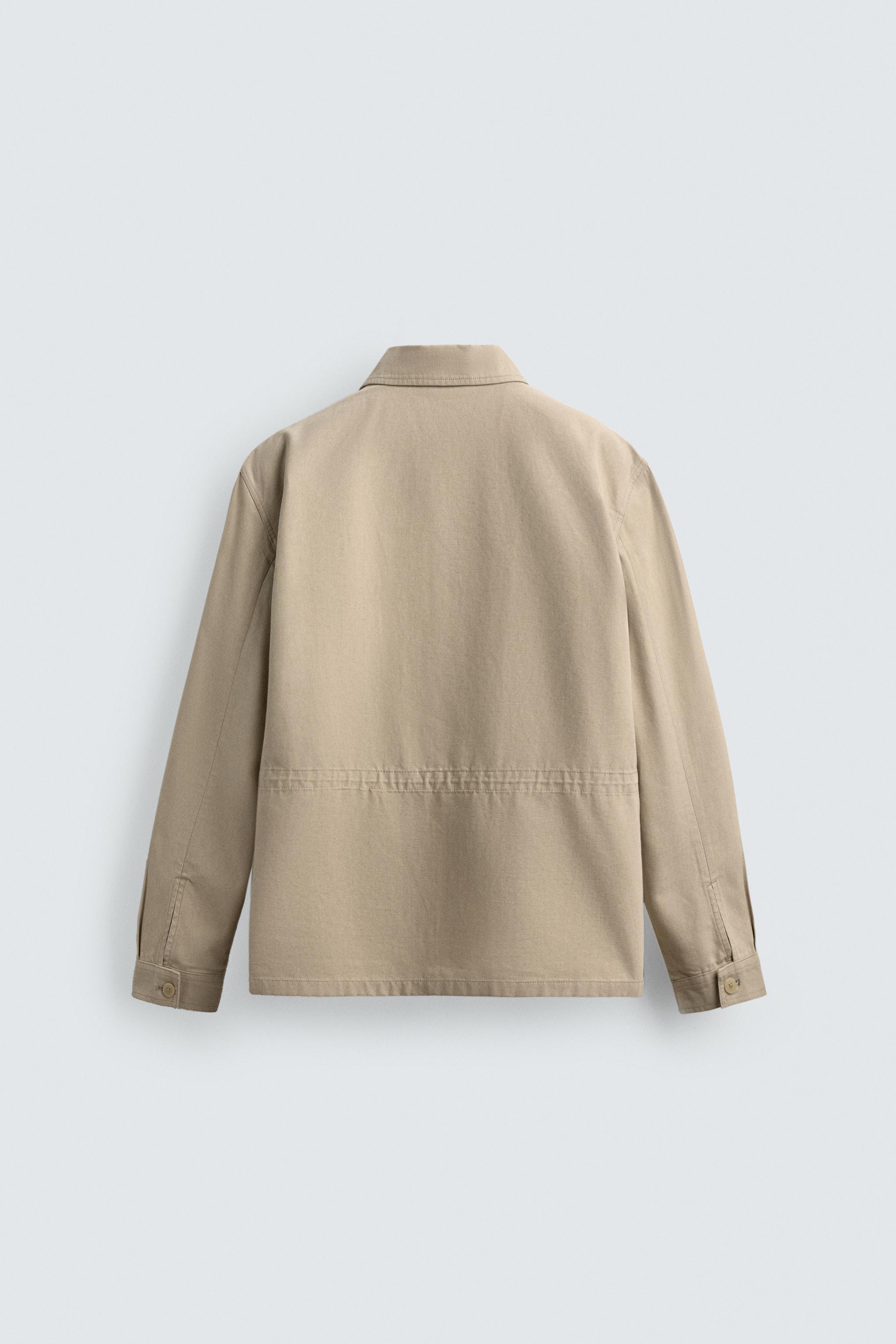 REGULAR FIT OVERSHIRT WITH POCKETS